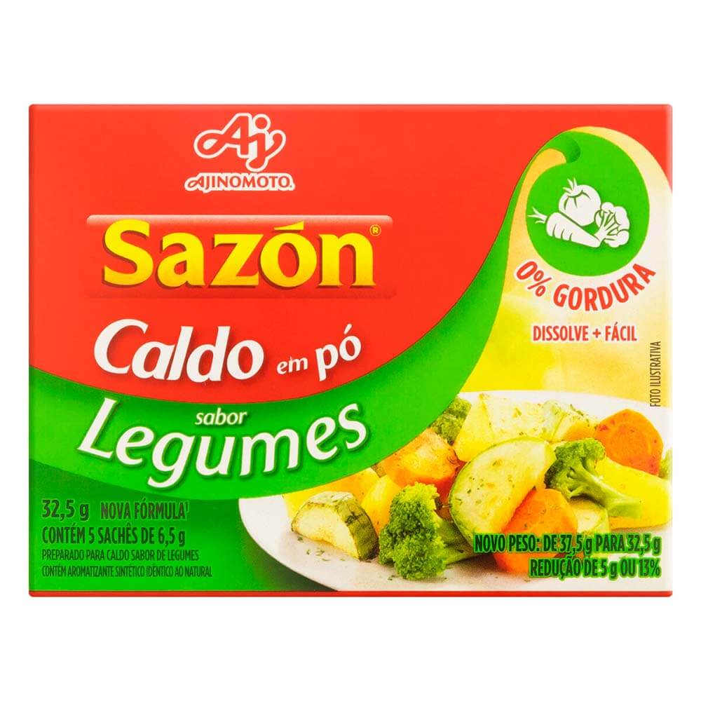 Caldo de Legumes Sazon 32,5g