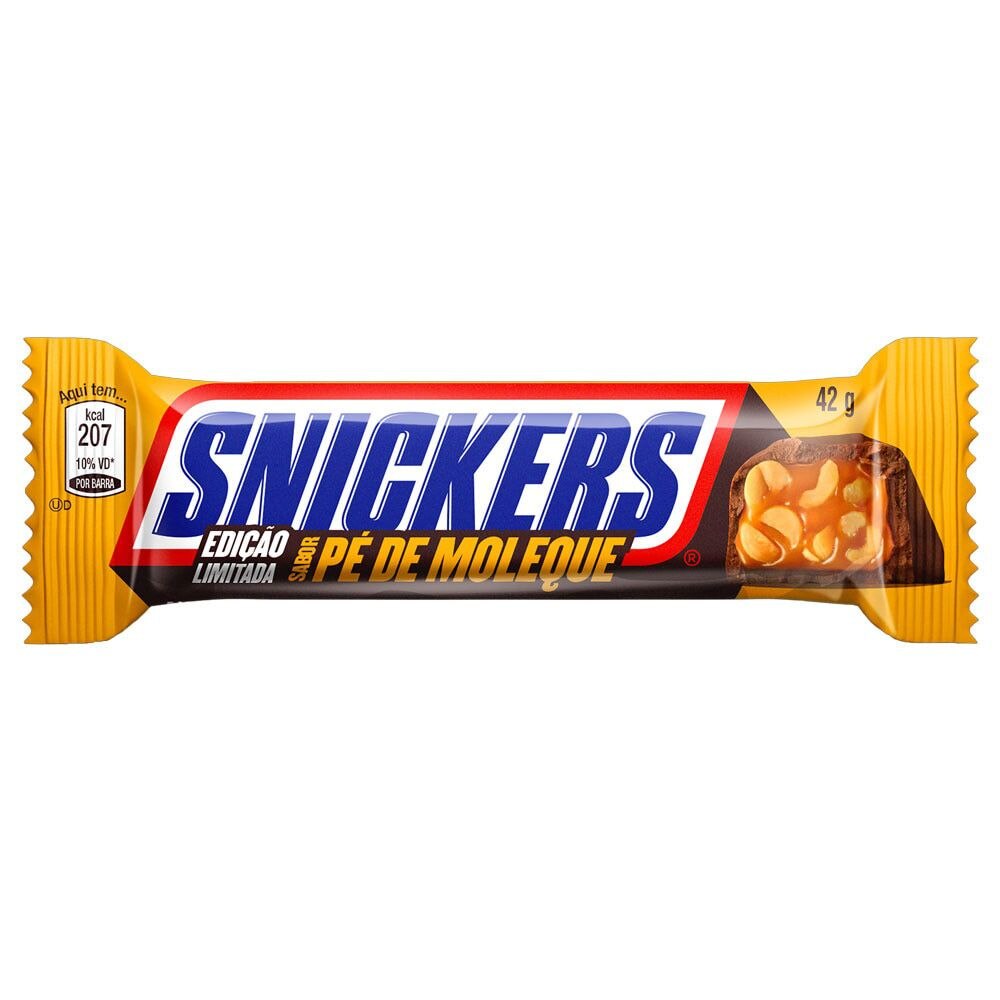 Chocolate sabor Pé de Moleque Snickers 42g