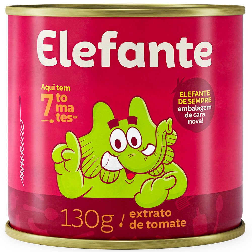Extrato de Tomate Elefante 130g