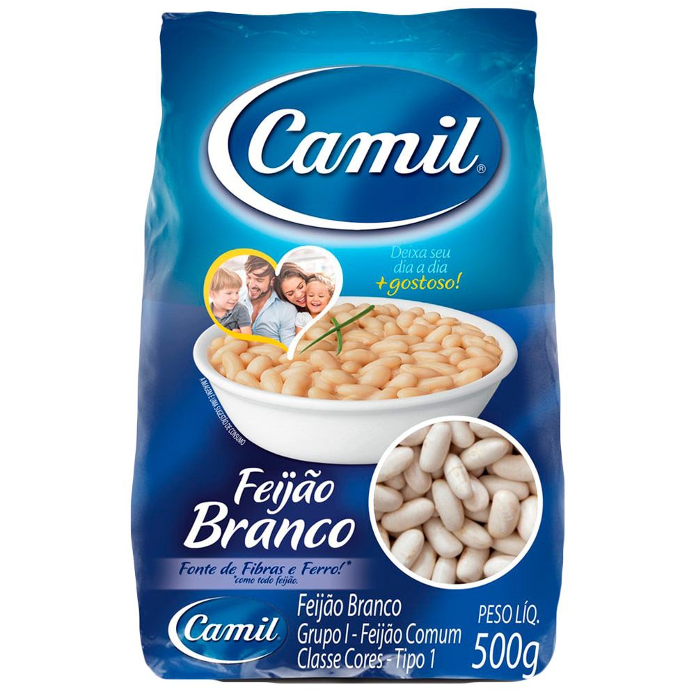 Feijão Branco Camil 500g