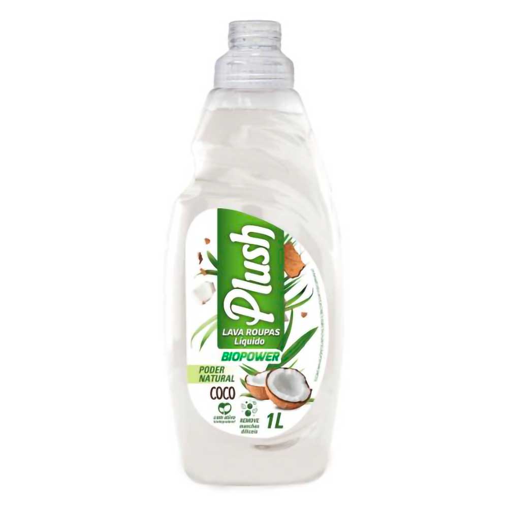 Lava Roupas Líquido Coco Poder Natural Biopower Plush 1L