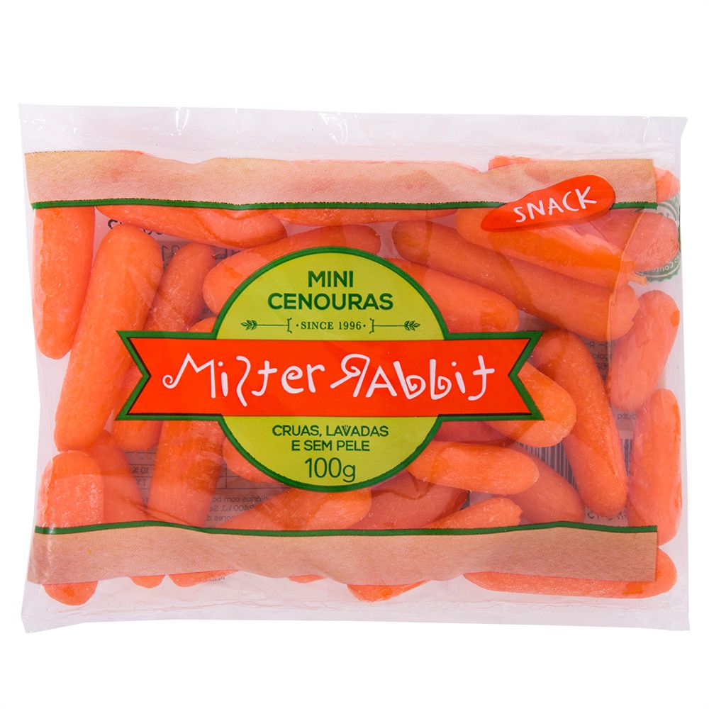 Mini Cenouras Mister Rabbit 100g
