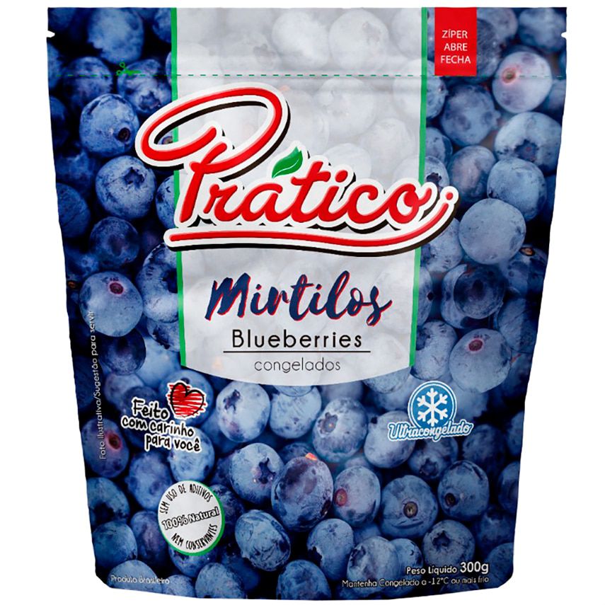 Mirtilo Congelado Prático 300g