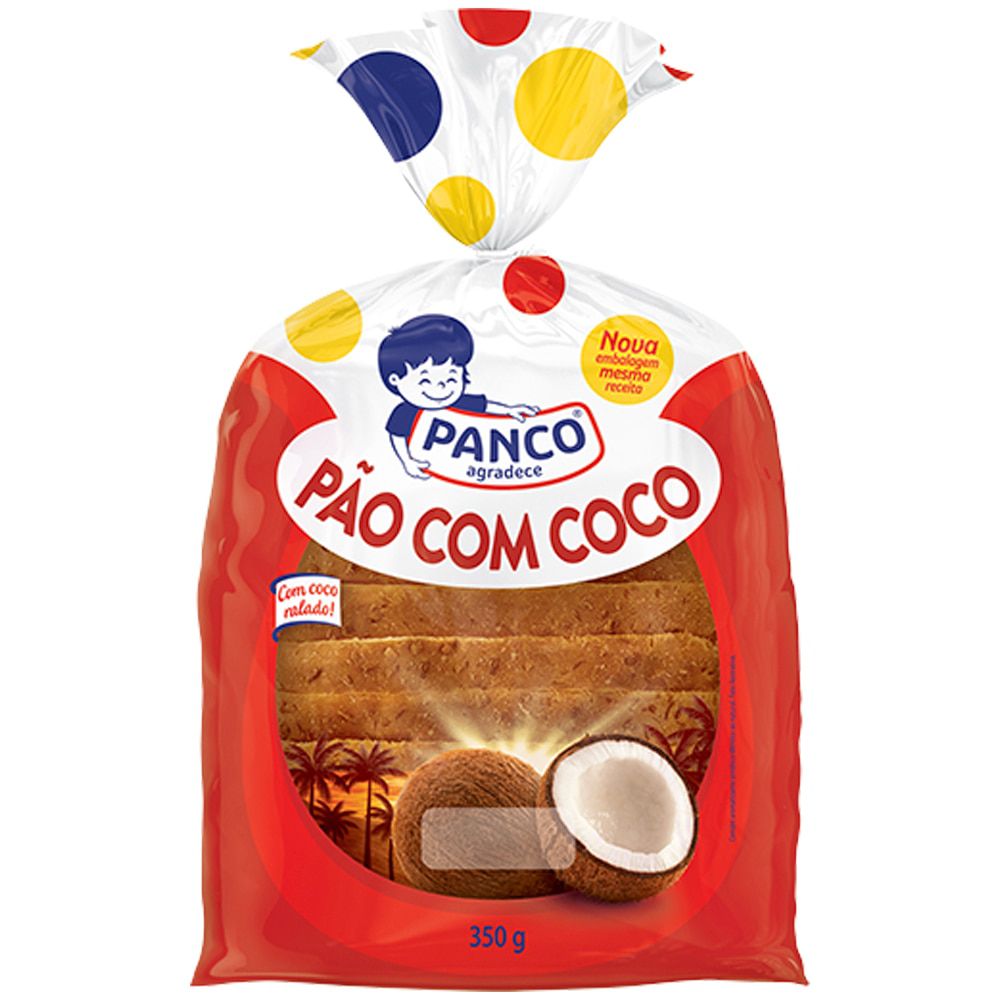 Pão de Forma Coco Panco 350g
