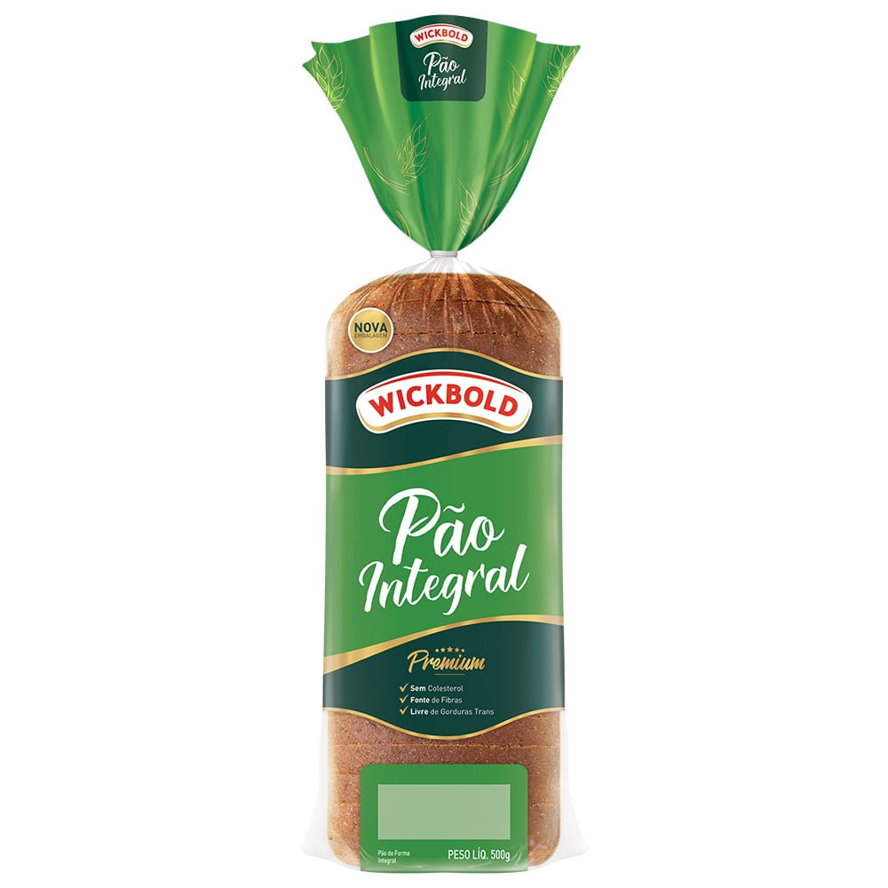 Pão de Forma Integral Wickbold 450g