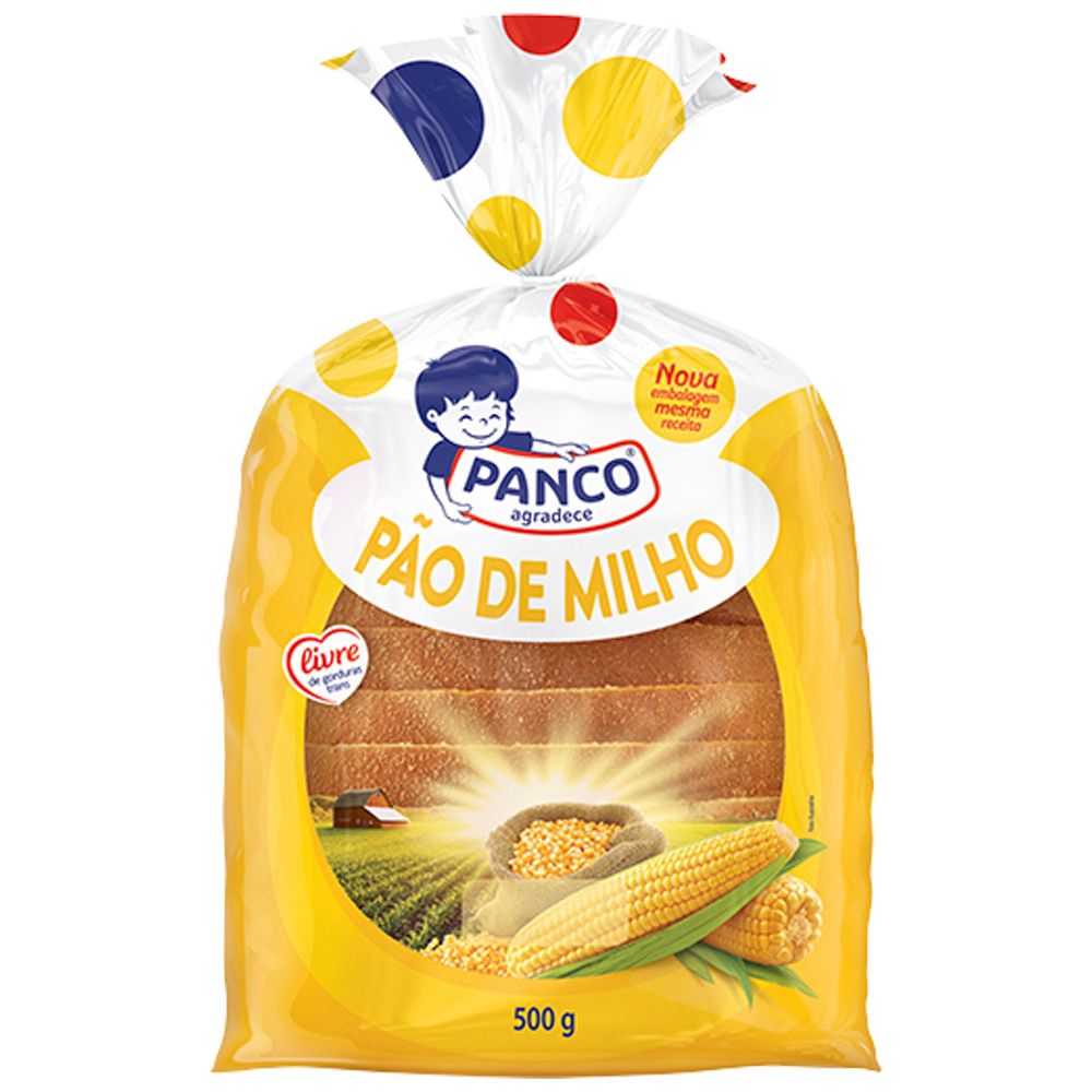 Pão de Forma Milho Panco 500g
