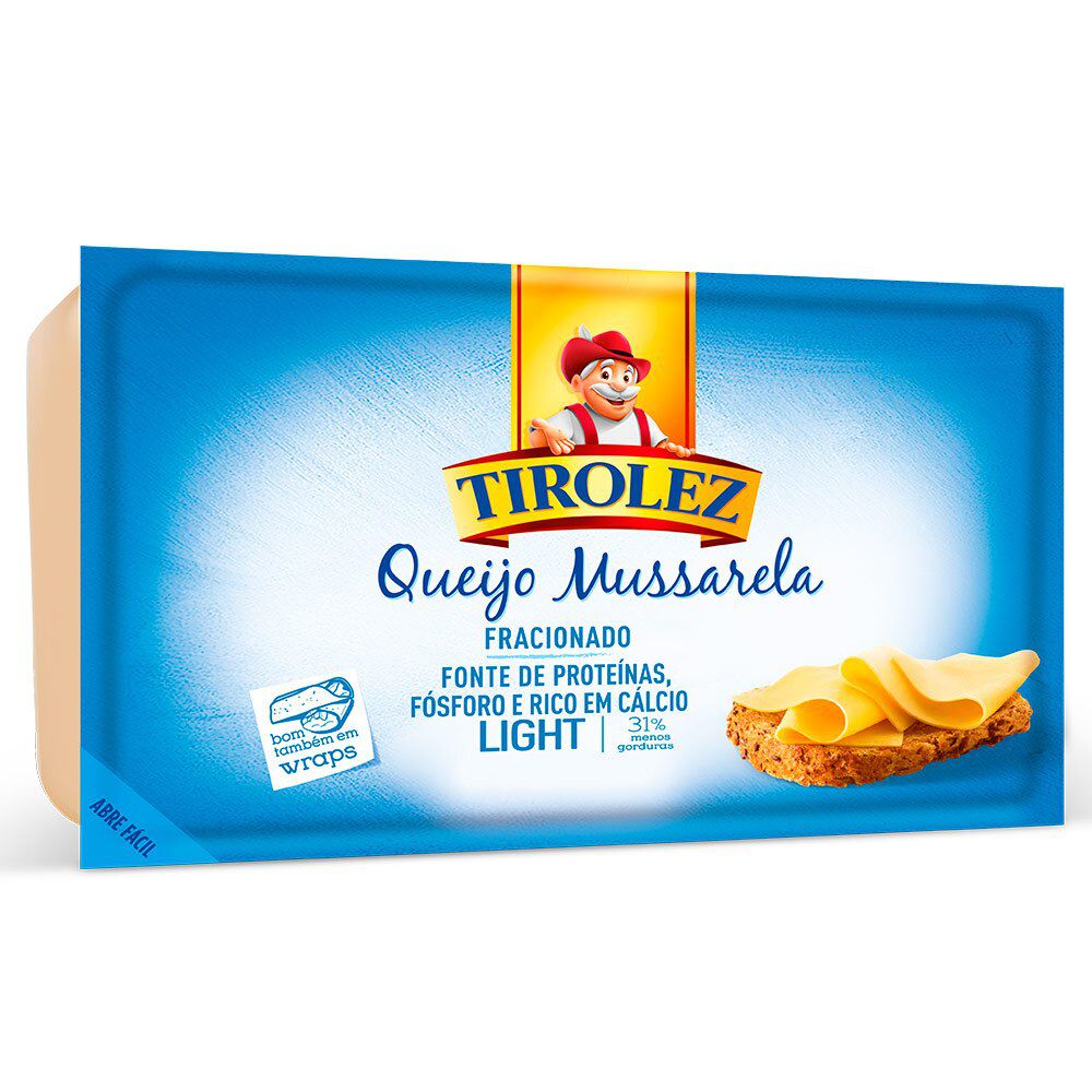 Queijo Mussarela Light Tirolez Kg