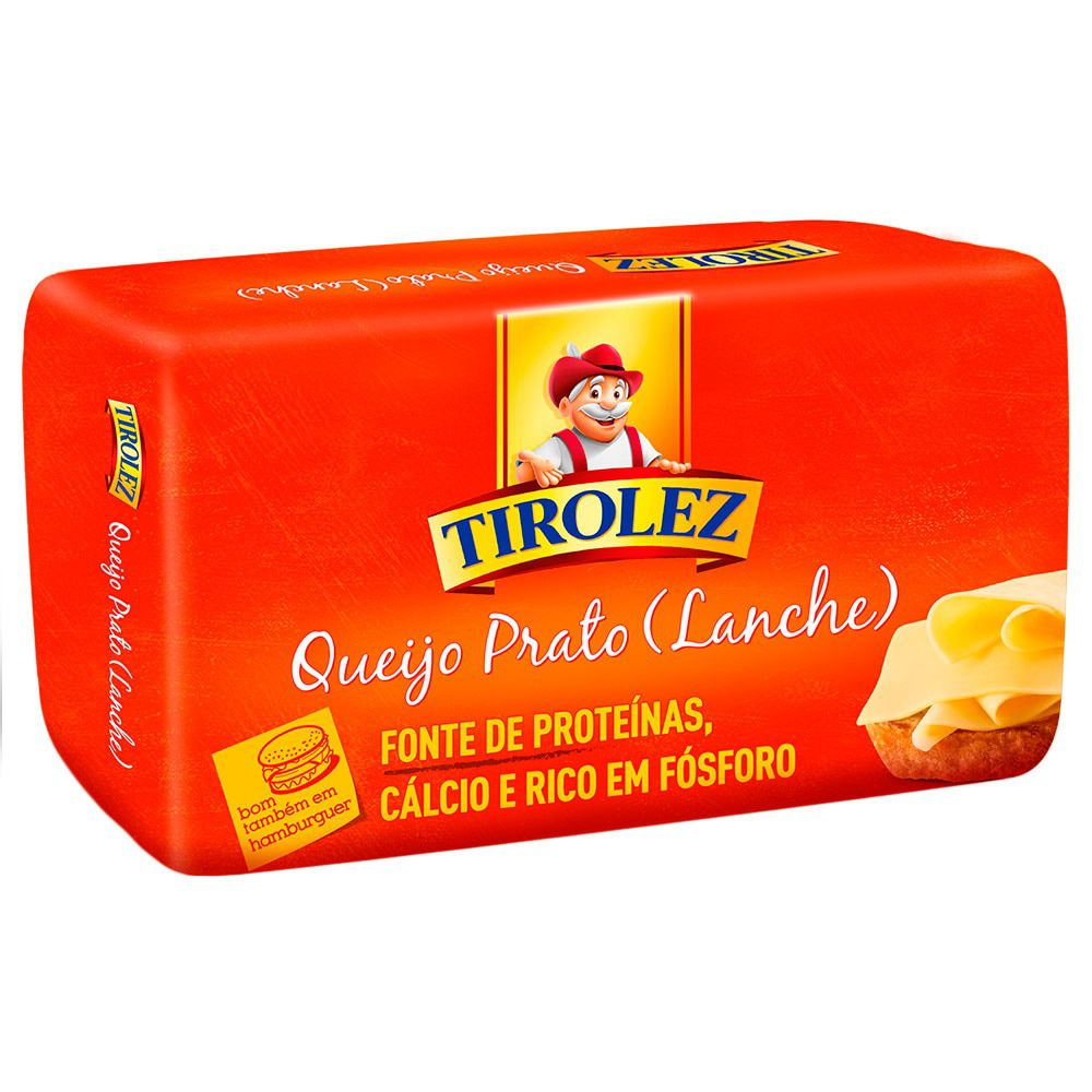 Queijo Prato Lanche Tirolez Kg