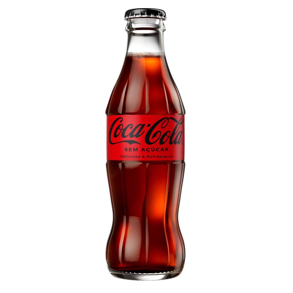 Refrigerante Sem Açúcar Coca-Cola Vidro 250ml