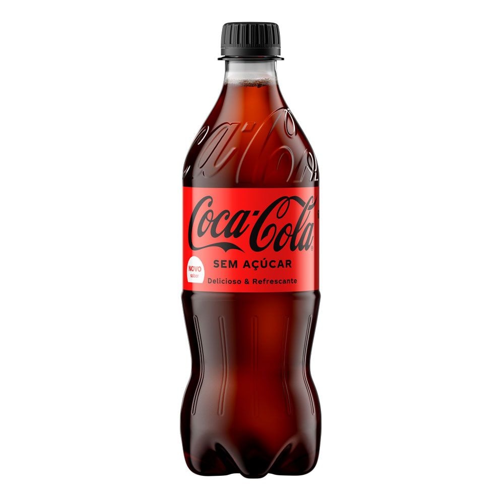 Refrigerante Sem Açúcar Coca-Cola Garrafa 600ml