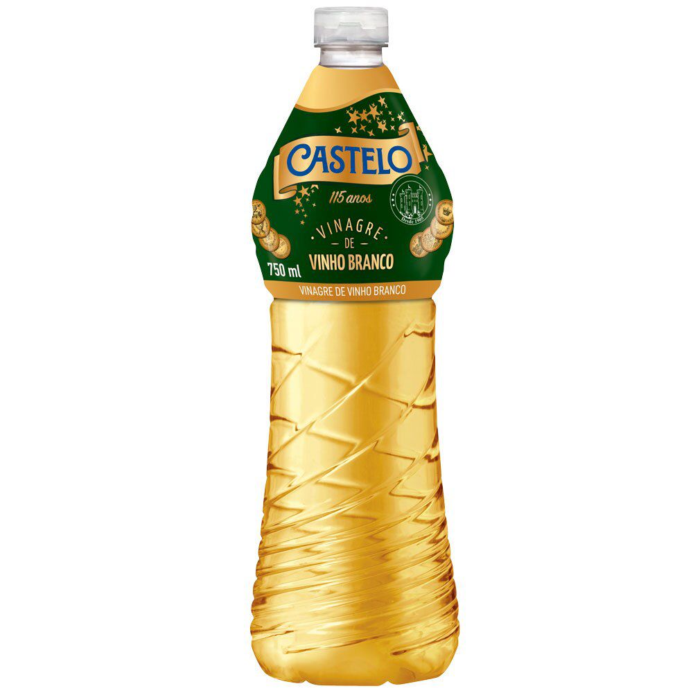 Vinagre de Vinho Branco Castelo 750ml