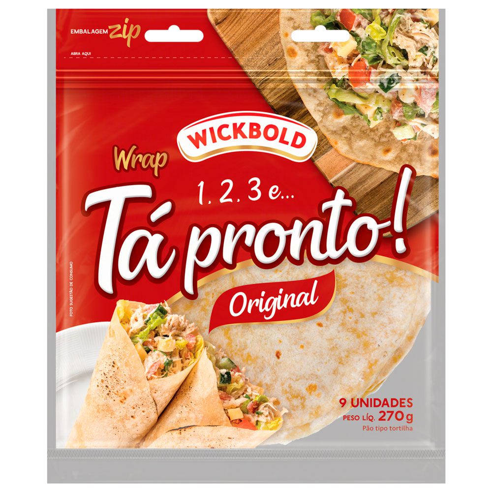 Wrap Tá Pronto Original Wickbold 270g