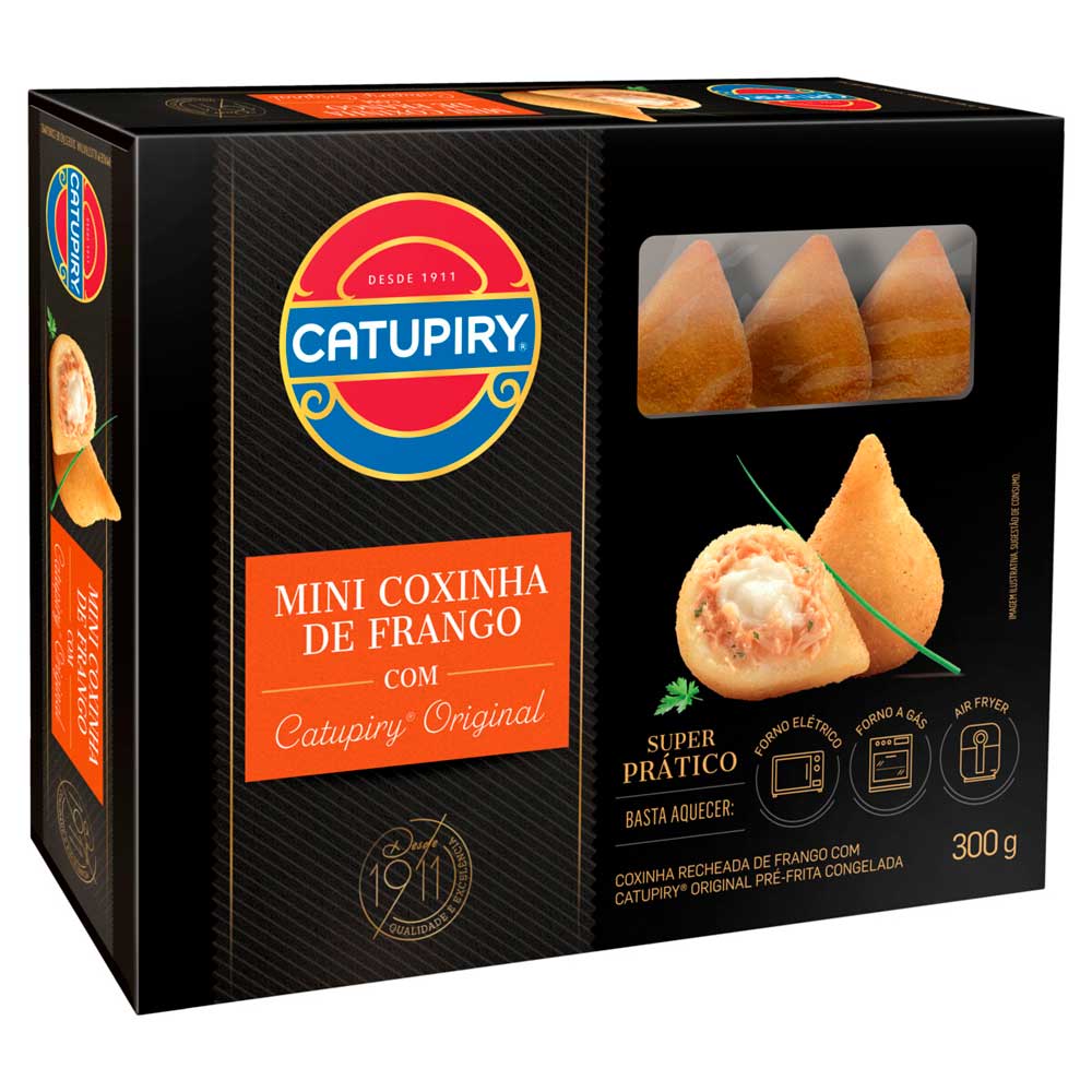 Mini Coxinha de Frango Catupiry 300g
