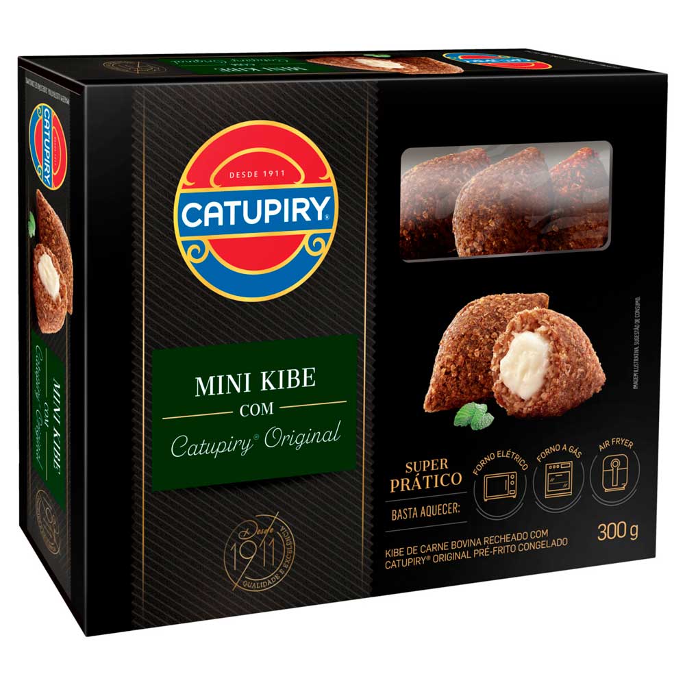 Mini Kibe Recheado Catupiry 300g