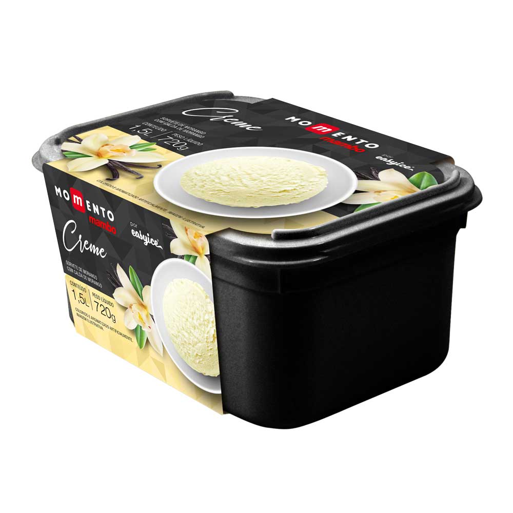 Sorvete de Creme Momento Mambo 1,5L