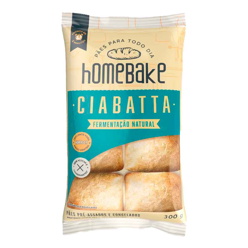 Ciabatta Tradicional Homebake 300g
