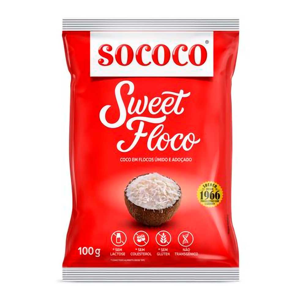 Coco Ralado Sweet Floco Sococo 100g
