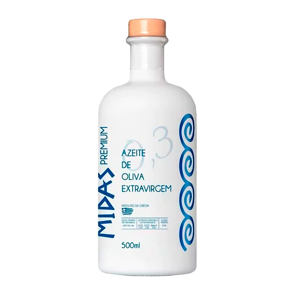 Azeite Grego Premium Extra Virgem Midas 500ml