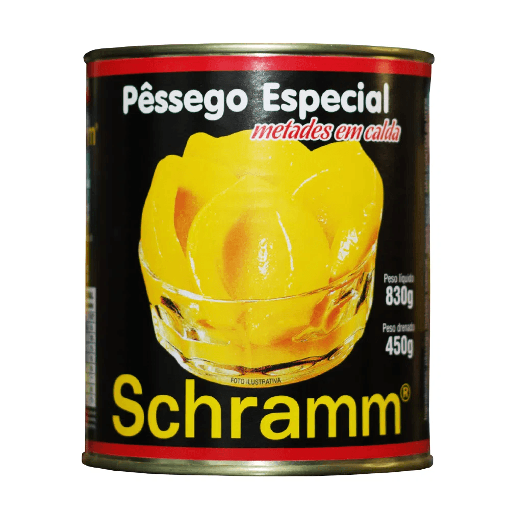 Pêssego em Calda Schramm 450g