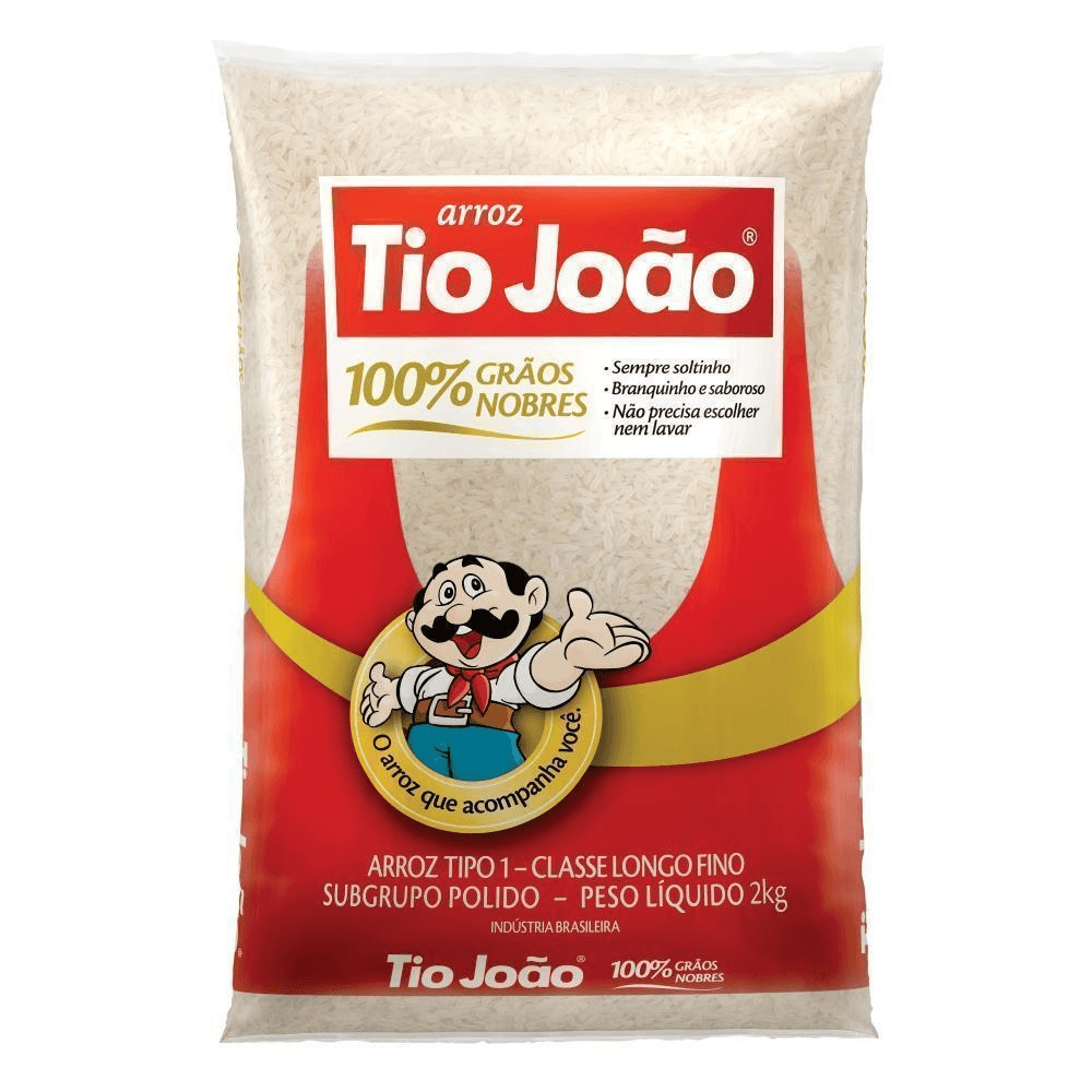 Arroz Polido Tipo 1 Tio João 2Kg