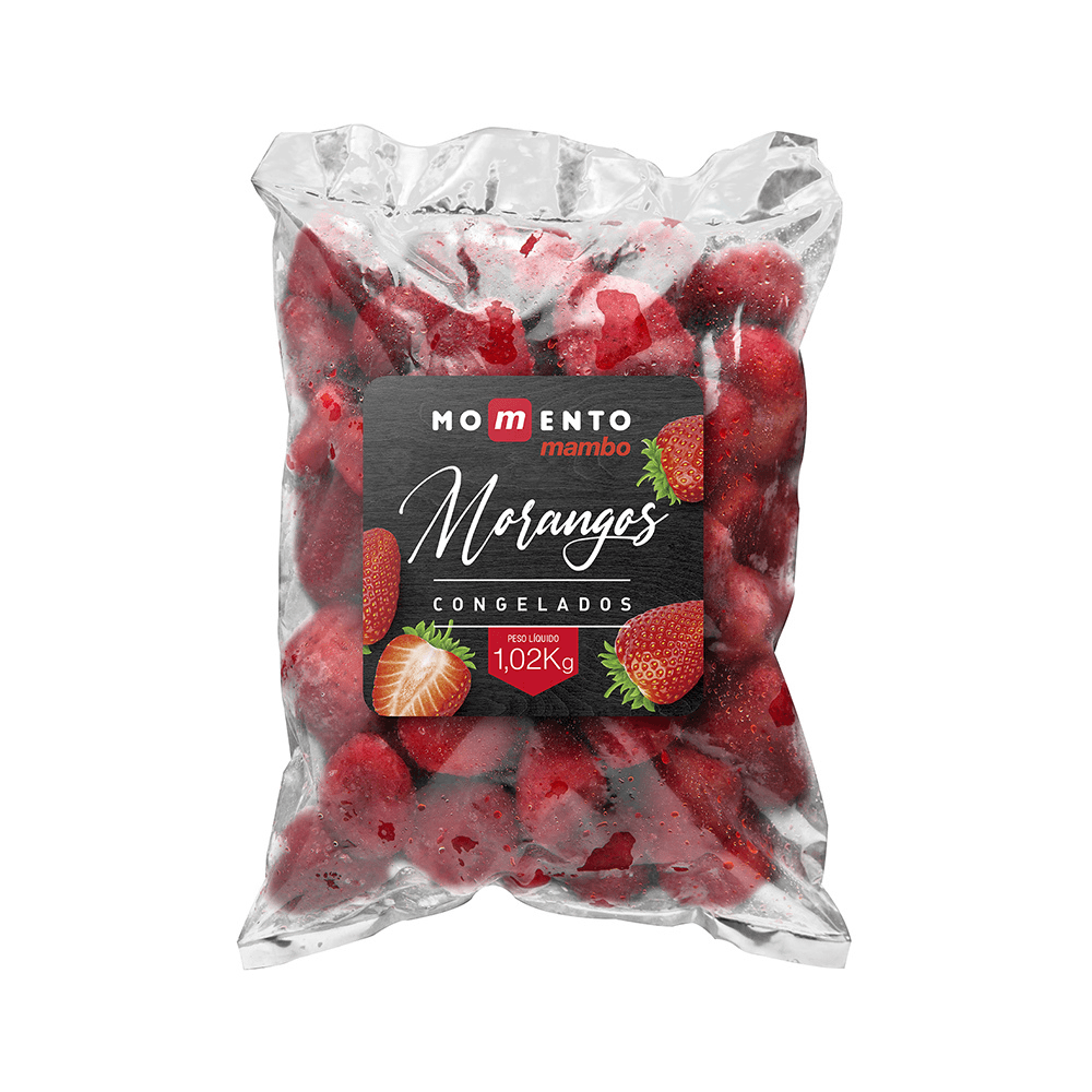 Morangos Congelados Momento Mambo 1,02kg