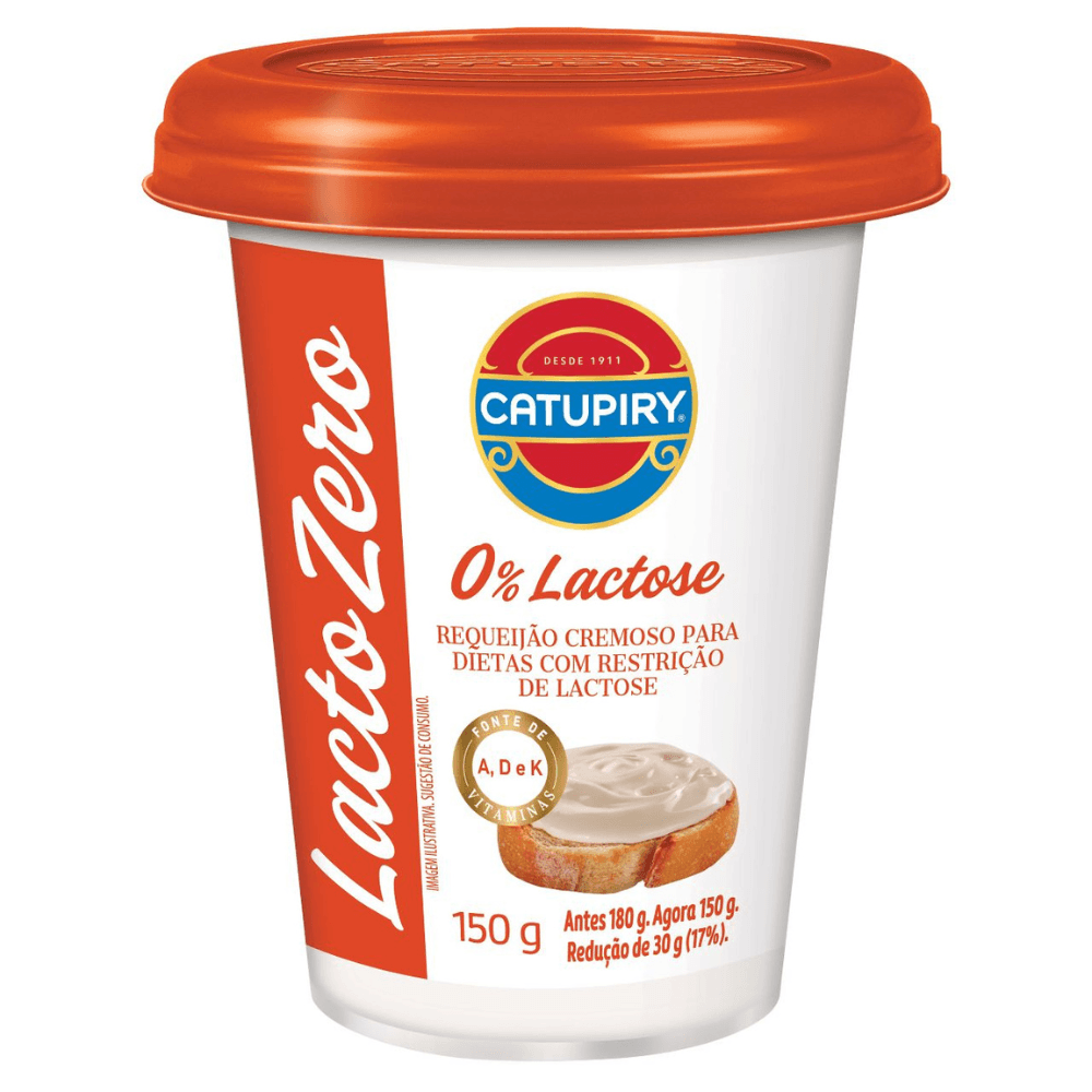 Requeijão Sem Lactose Catupiry 150g