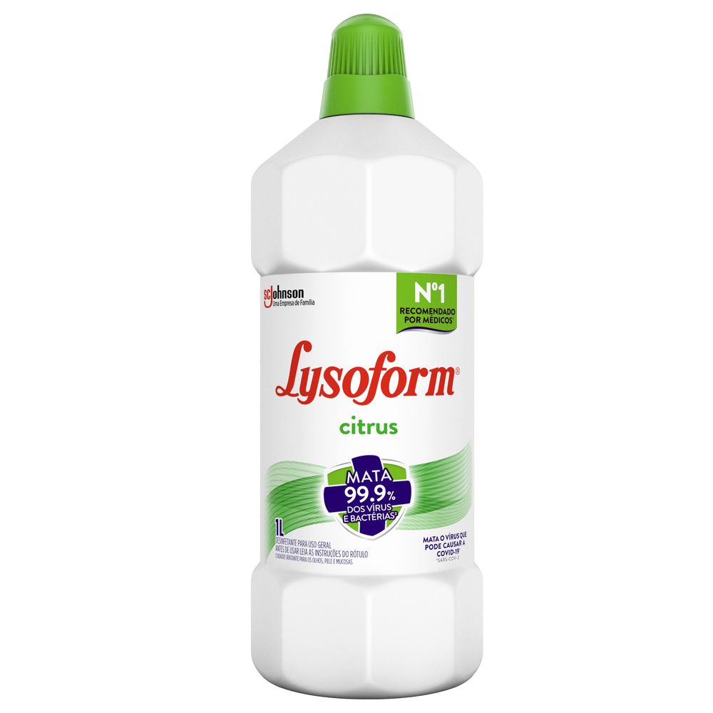 Desinfetante de Citrus Lysoform 1 Litro