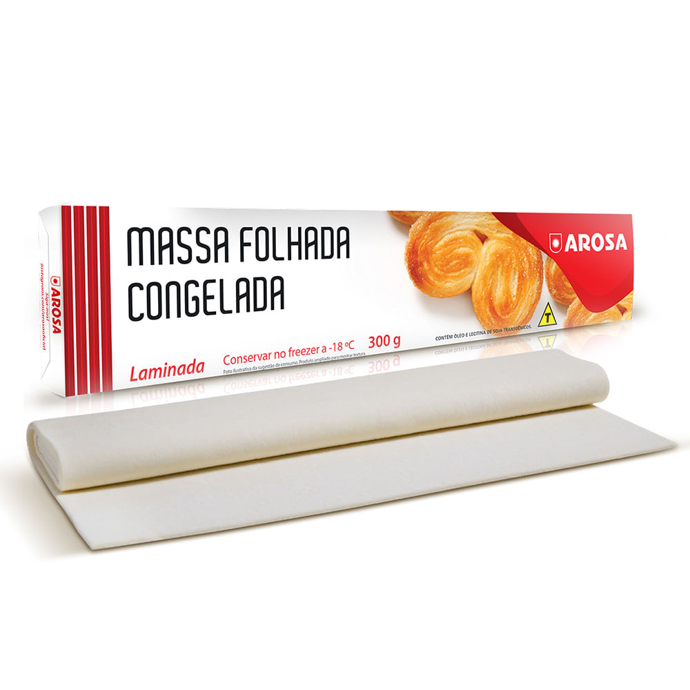 Massa Folhada Laminada Arosa 300g