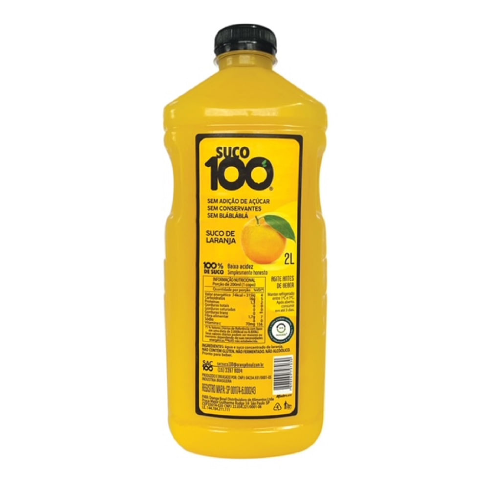 Suco de Laranja 100 2L
