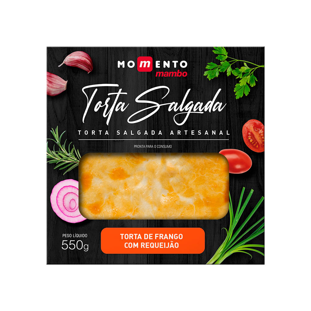 Torta de Frango com Requeijão Momento Mambo 550g