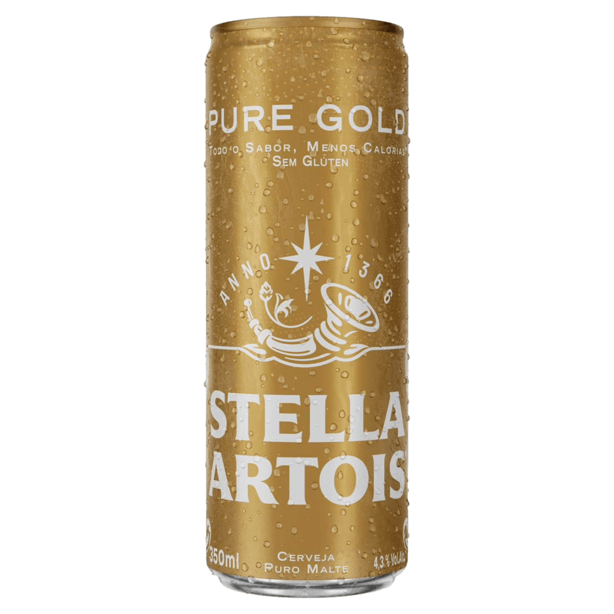 Produto Cerveja Pure Gold Sem Glúten Stella Artois Lata 350ml da loja Mambo no valor de: 4,99