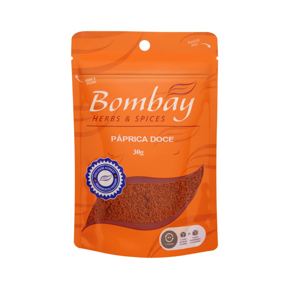 Páprica Doce 30g Pouch Bombay
