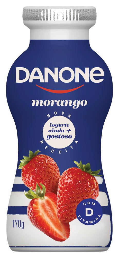 Iogurte Líquido Sabor Morango Danone 170g