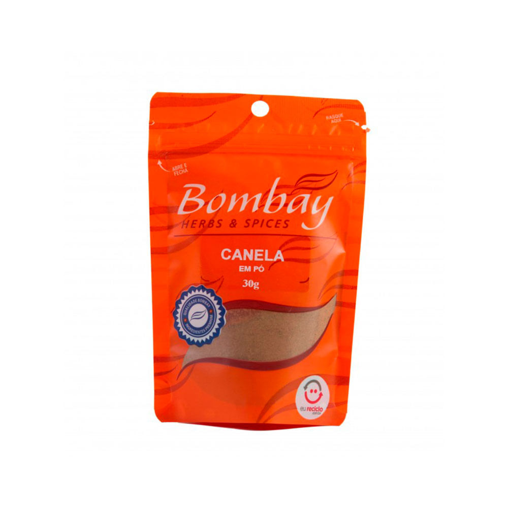 Canela em Pó 30g Pouch Bombay