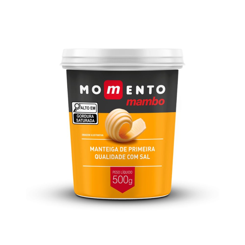 Manteiga com Sal Momento Mambo 500g