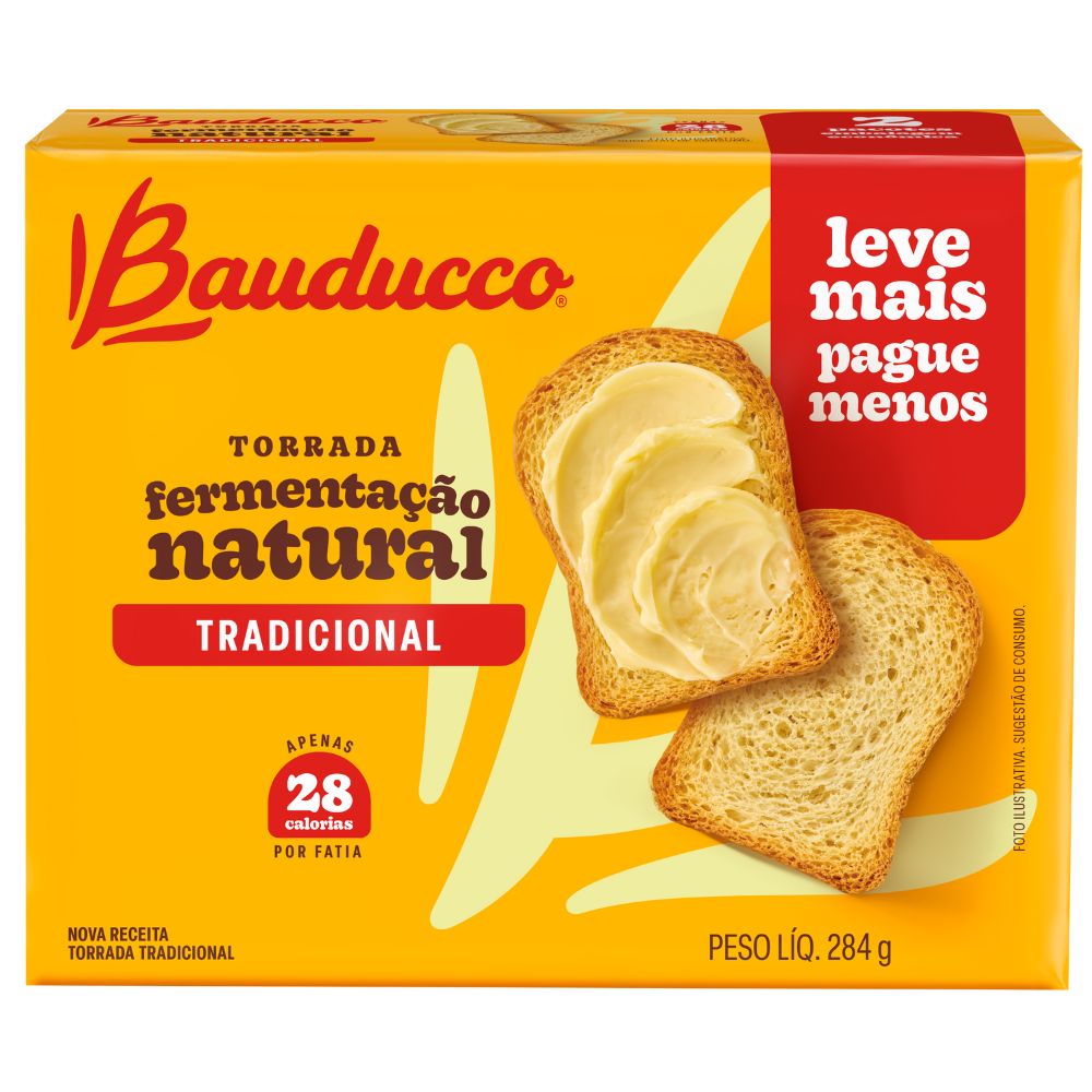 Torrada Tradicional Bauducco 284g