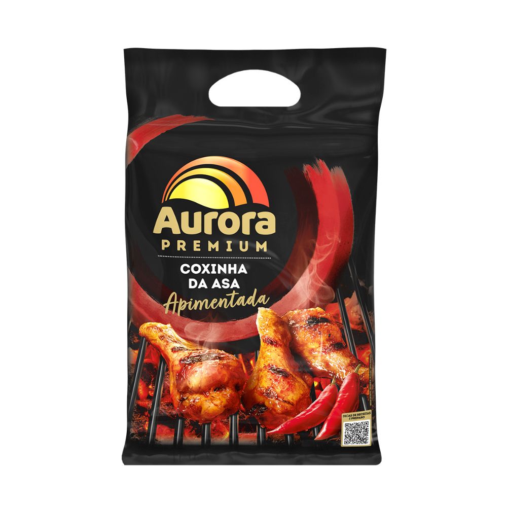 Coxinha da Asa Apimentada Aurora Premium 800g