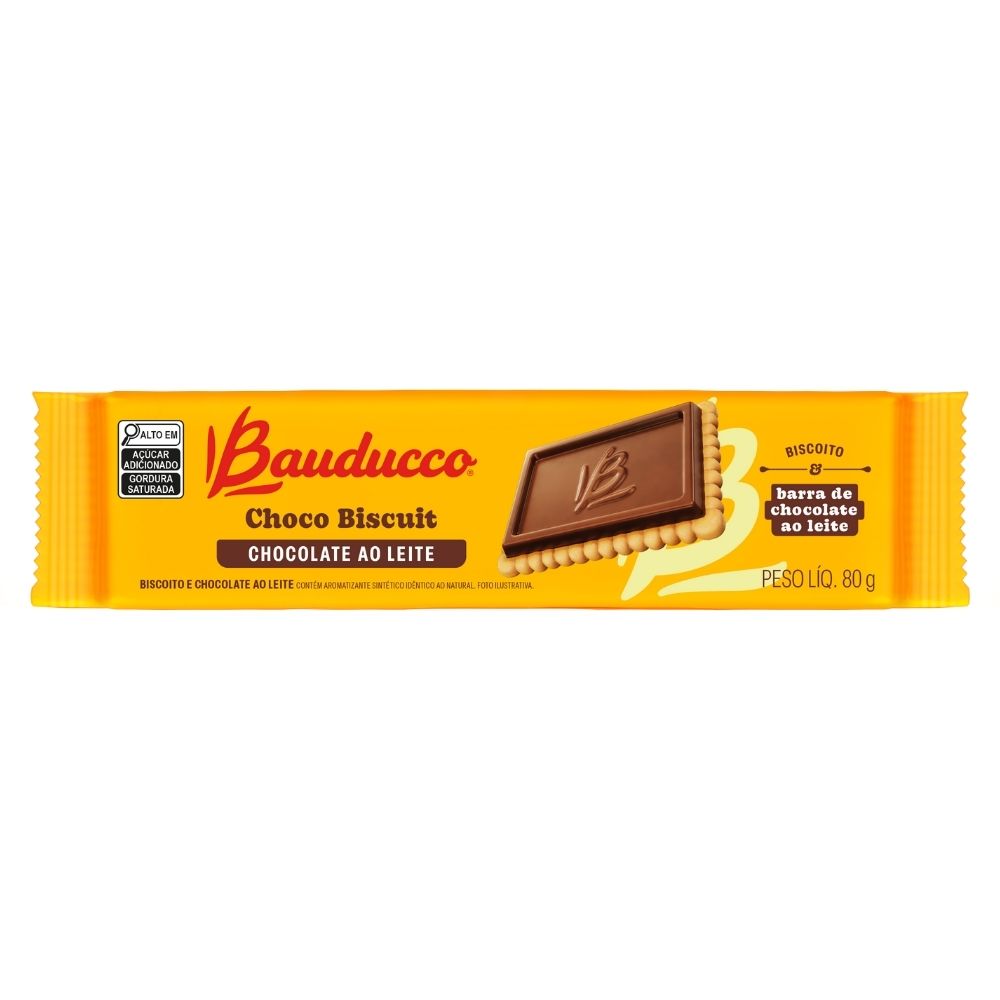 Choco Biscuit ao Leite Bauducco 80g