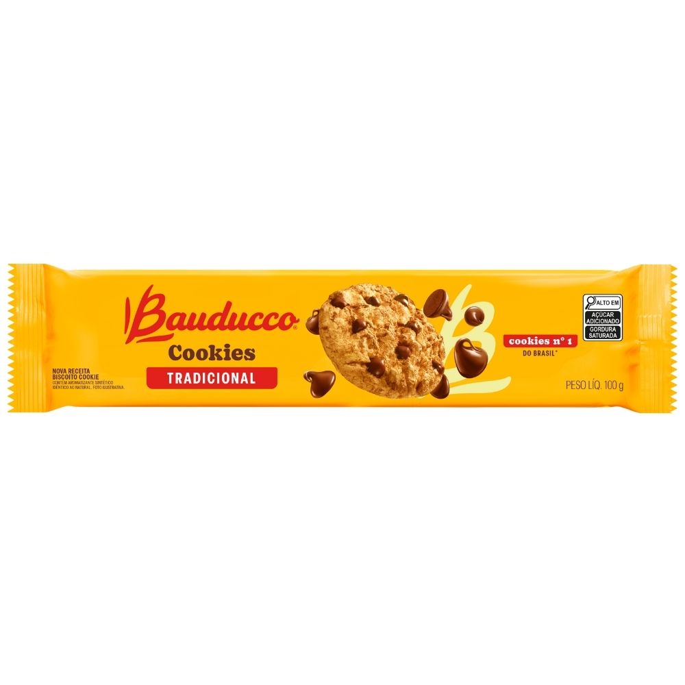 Cookies Original com Gotas de Chocolate Bauducco 100g