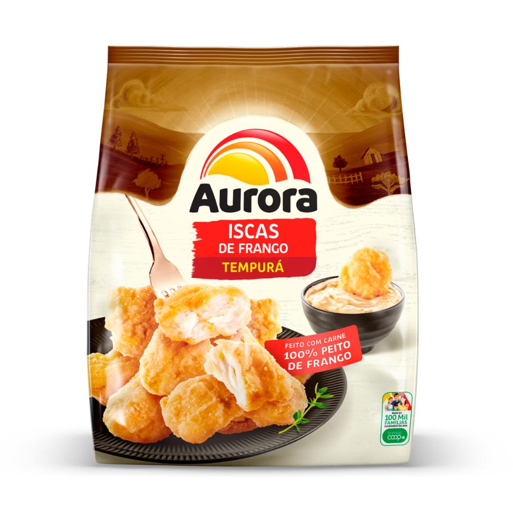 Iscas de Frango Tempurá Aurora 275g