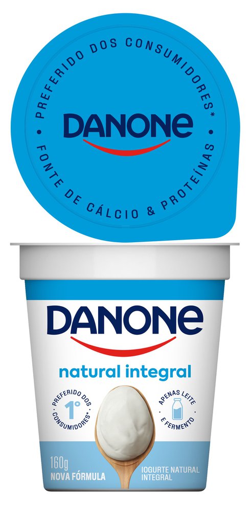 Iogurte Natural Integral Danone 160g