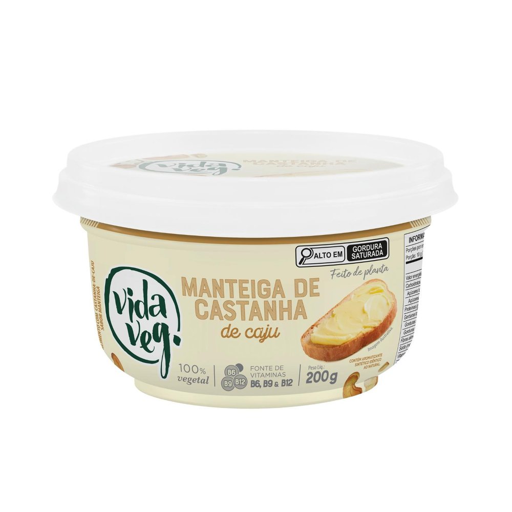 Manteiga de Castanha de Caju Vida Veg 170g