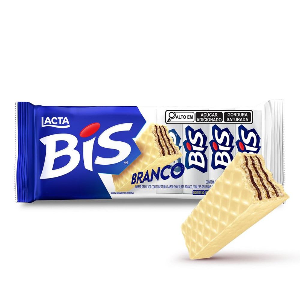 Chocolate Bis Branco Lacta 100,8g