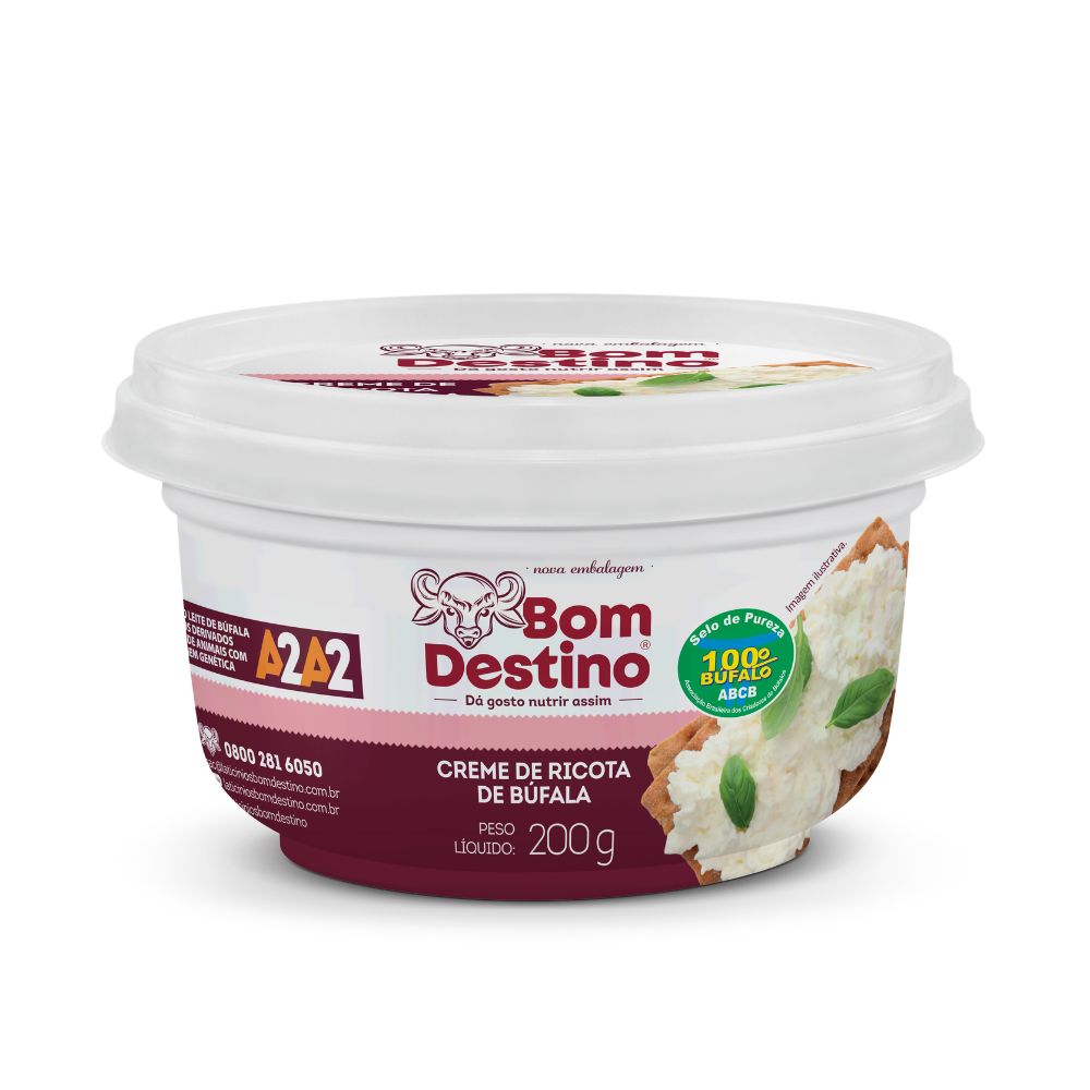 Creme de Ricota de Búfala Bom Destino 200g