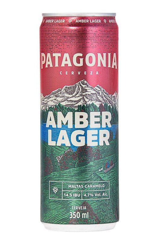Produto Cerveja Amber Lager Sleek Patagonia Lata 350ml da loja Mambo no valor de: 7,59