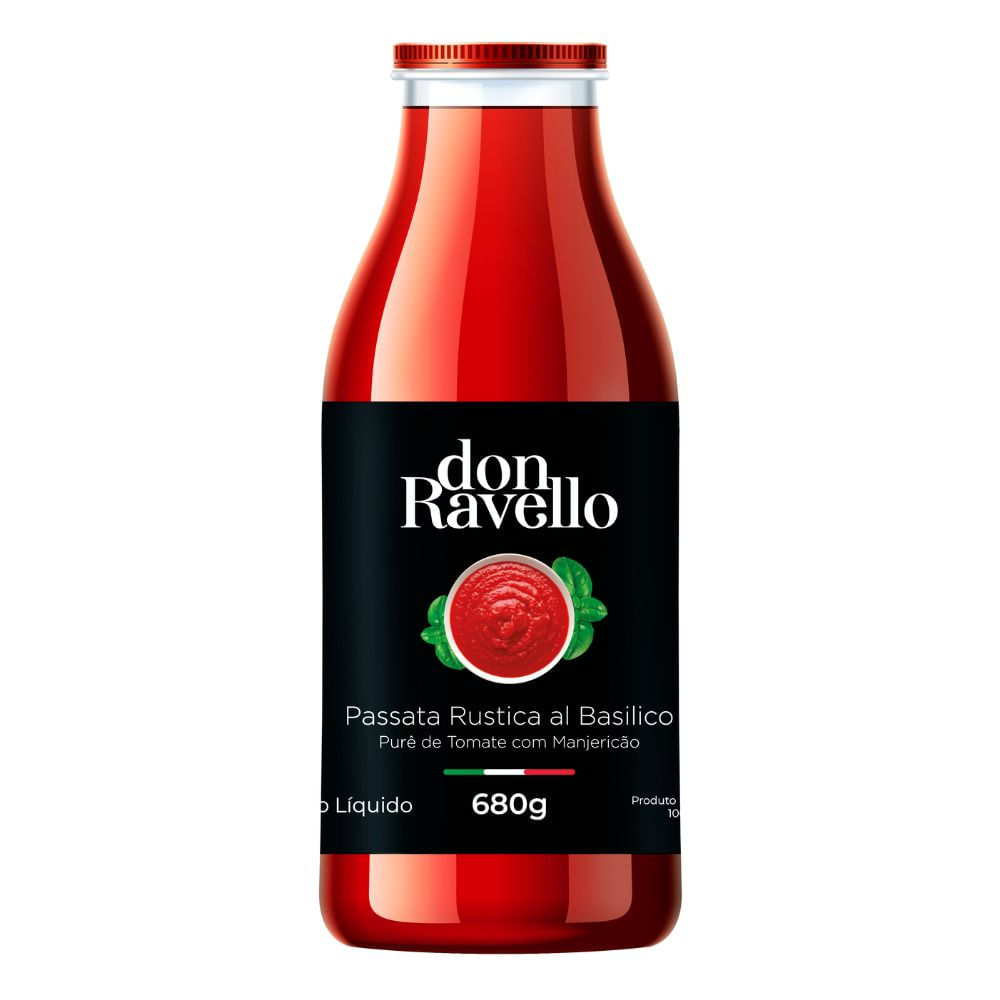 Polpa Passata Rústica Don Ravello 680g