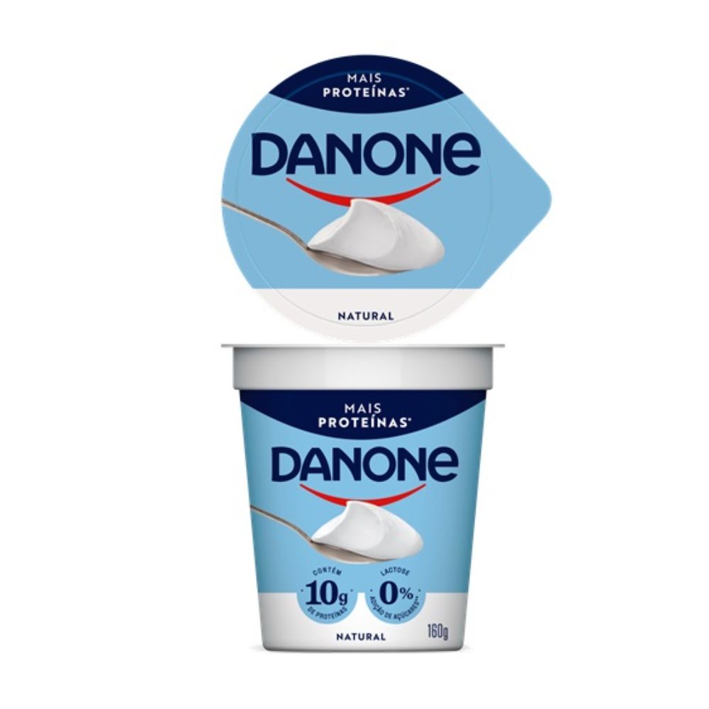 Iogurte Natural Proteico Sem Lactose Danone 160g