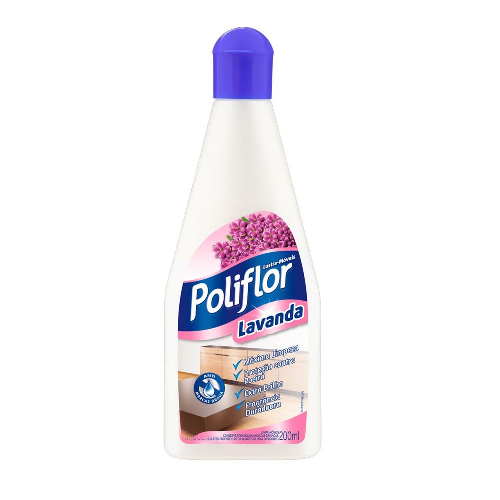 Lustra Móveis Lavanda Poliflor 200ml