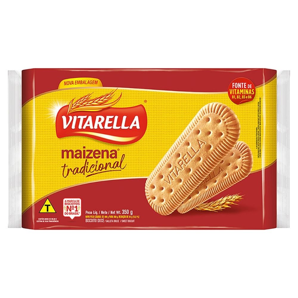 Biscoito Maizena Tradicional Vitarella 350g