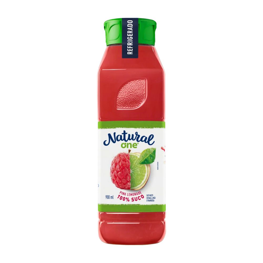 Suco Pink Lemonade Refrigerado Natural One 900ml